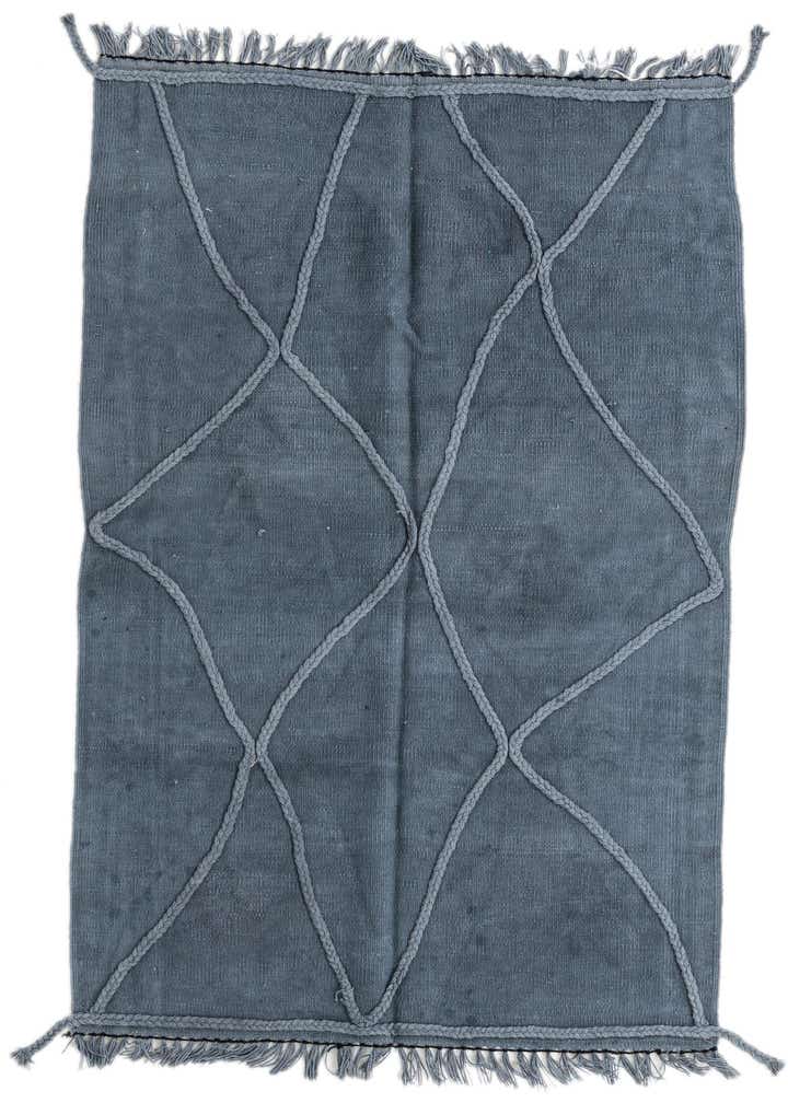 3' 4 x 5' Hand Woven Kilim Modern Wool Rug