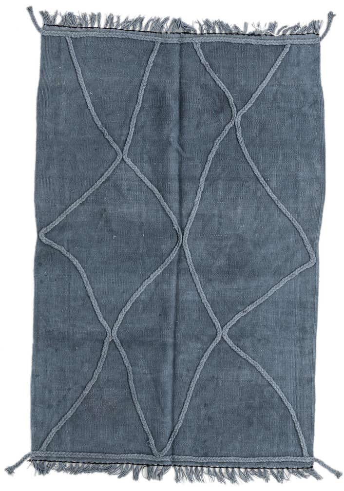 3' 4 x 5' Hand Woven Kilim Modern Wool Rug
