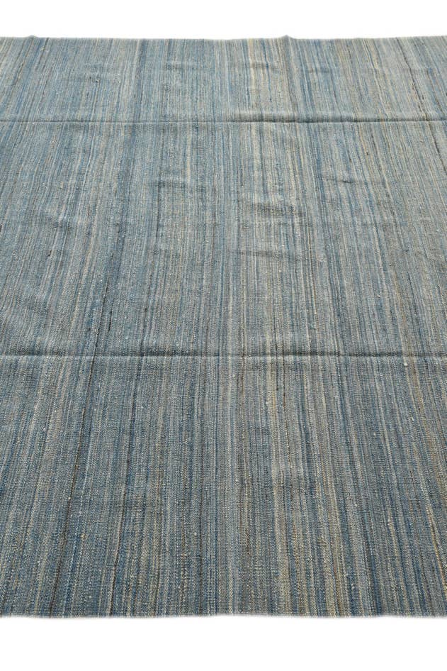Detail image of 9' 1 x 11' 4 Hand Woven Kilim Modern Wool Rug