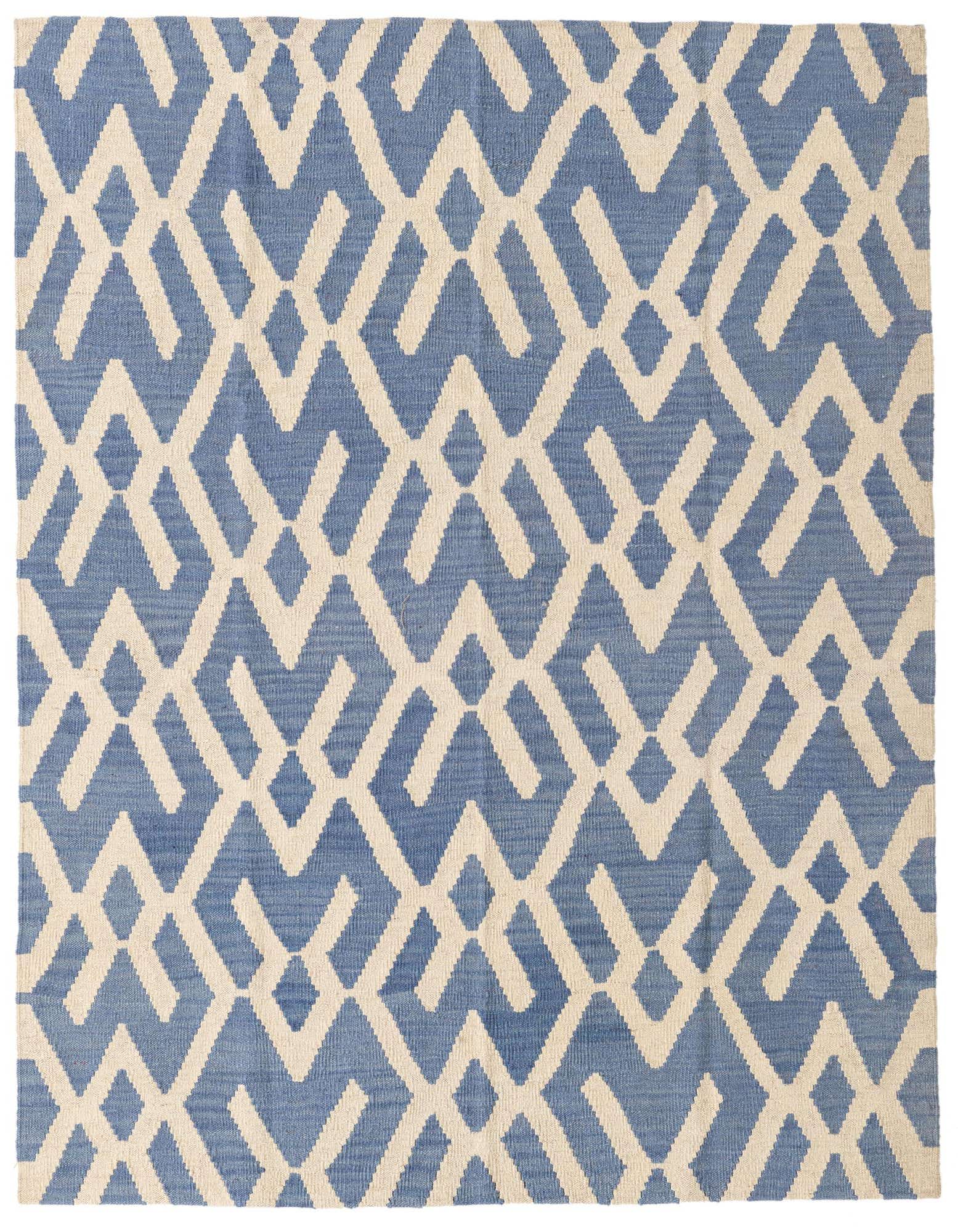 Primary image 4' 9 x 5' 6  Hand Woven Kilim Modern Wool Rug