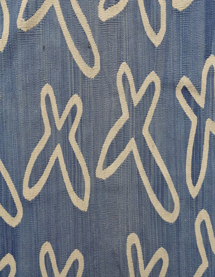 Detail image of 8' 2 x 9' 6  Hand Woven Kilim Modern Wool Rug