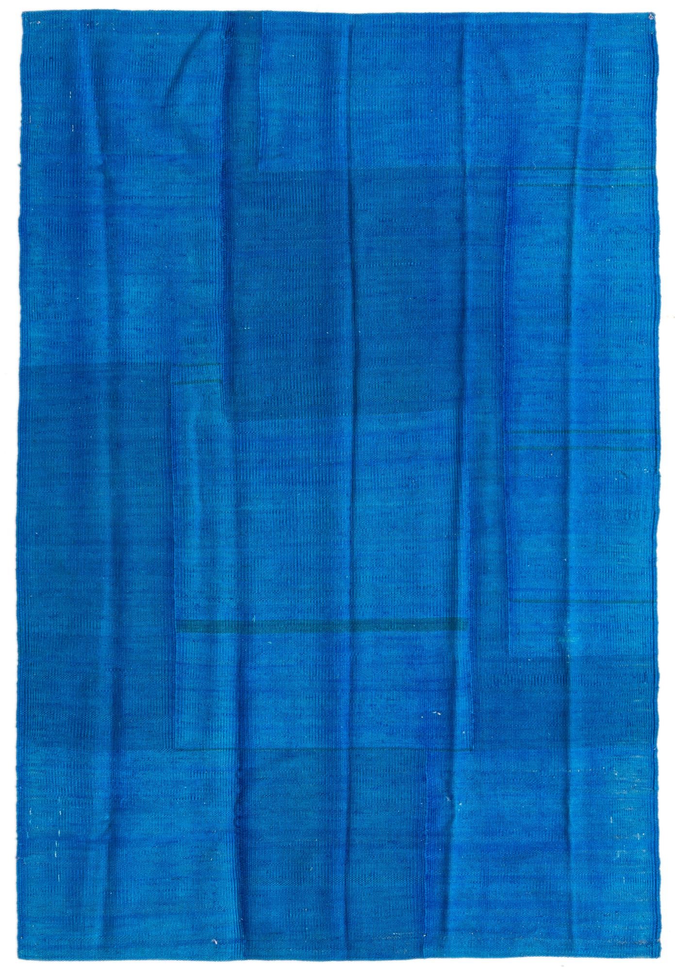 3' 11 x 5' 8 Hand Woven Kilim Modern Wool Rug