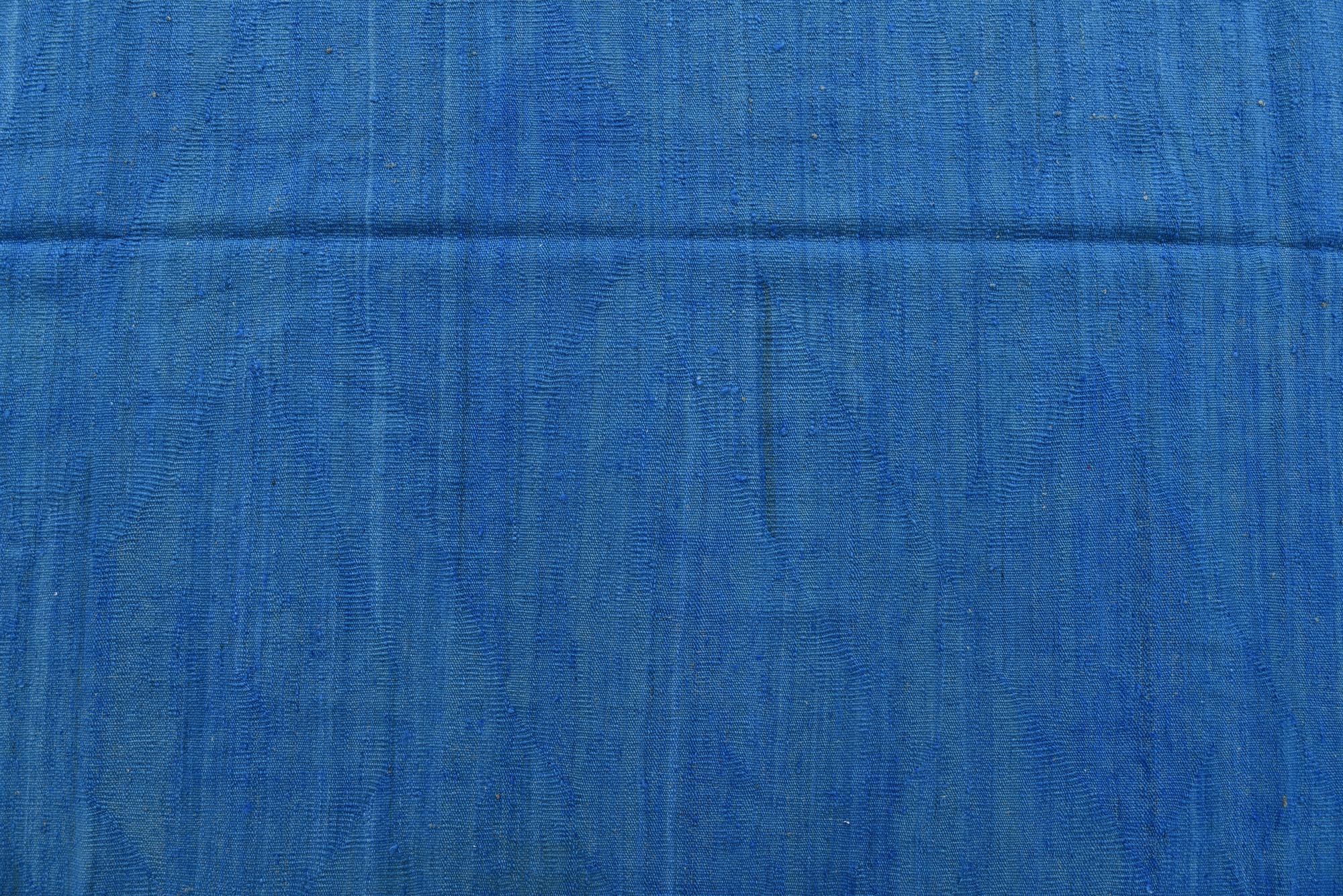 6' 9 x 9' 9 Hand Woven Kilim Modern Wool Rug