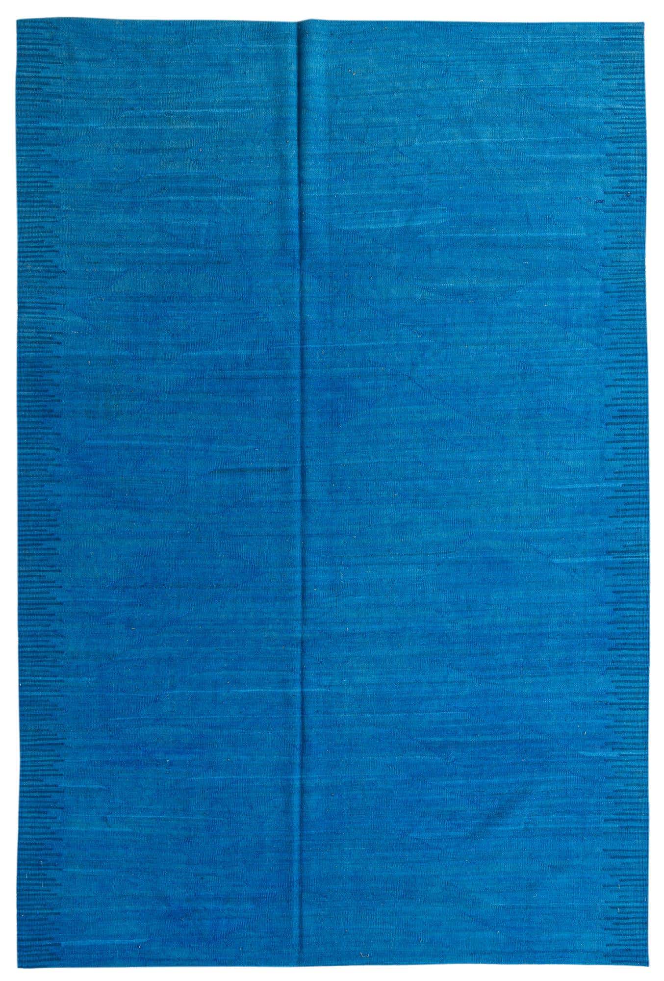 6' 9 x 9' 9 Hand Woven Kilim Modern Wool Rug
