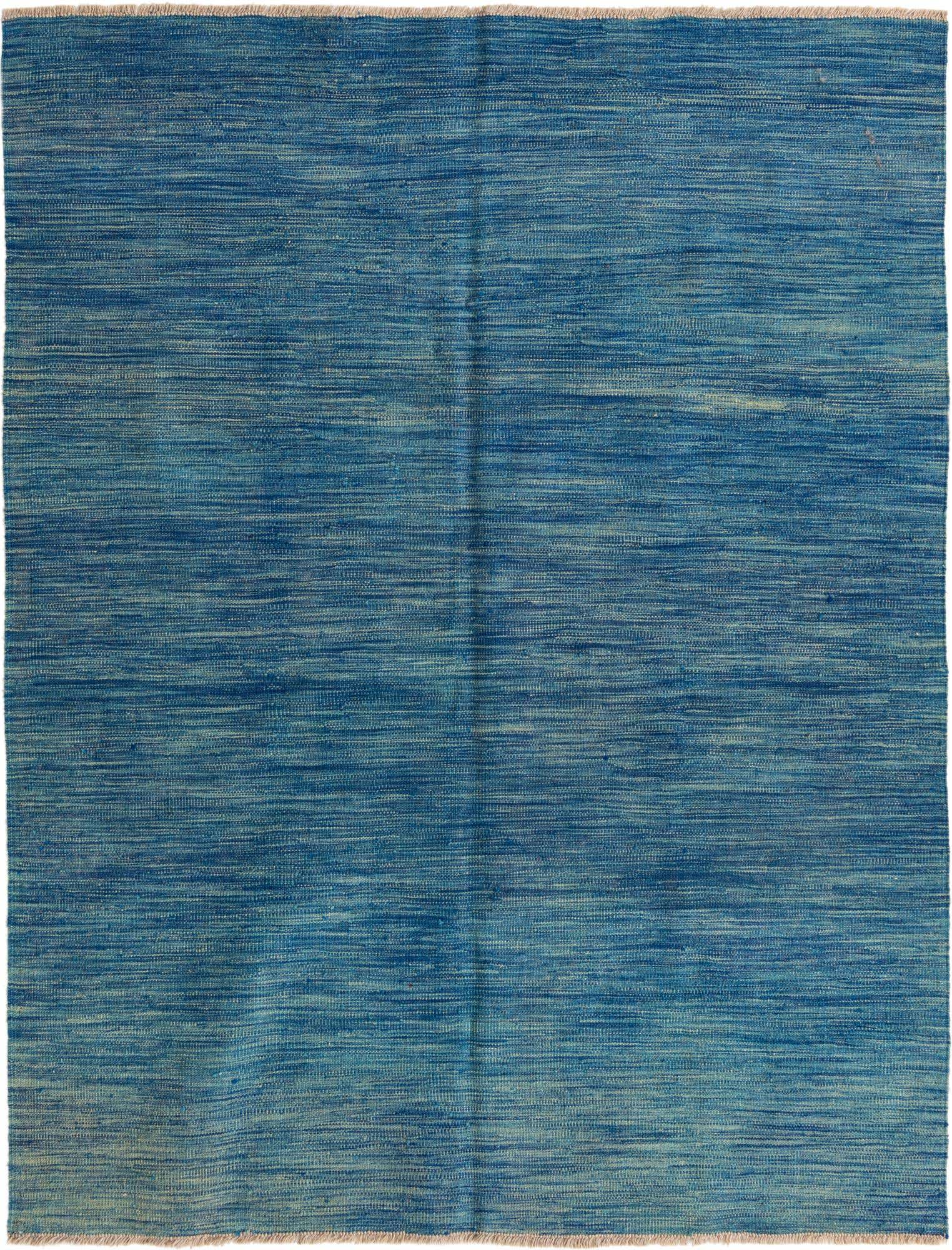 4' 10 x 6' 5 Hand Woven Kilim Modern Wool Rug