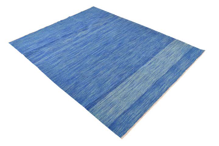 5' x 6' 8 Hand Woven Kilim Modern Wool Rug