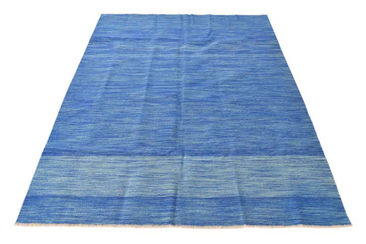 5' x 6' 8 Hand Woven Kilim Modern Wool Rug