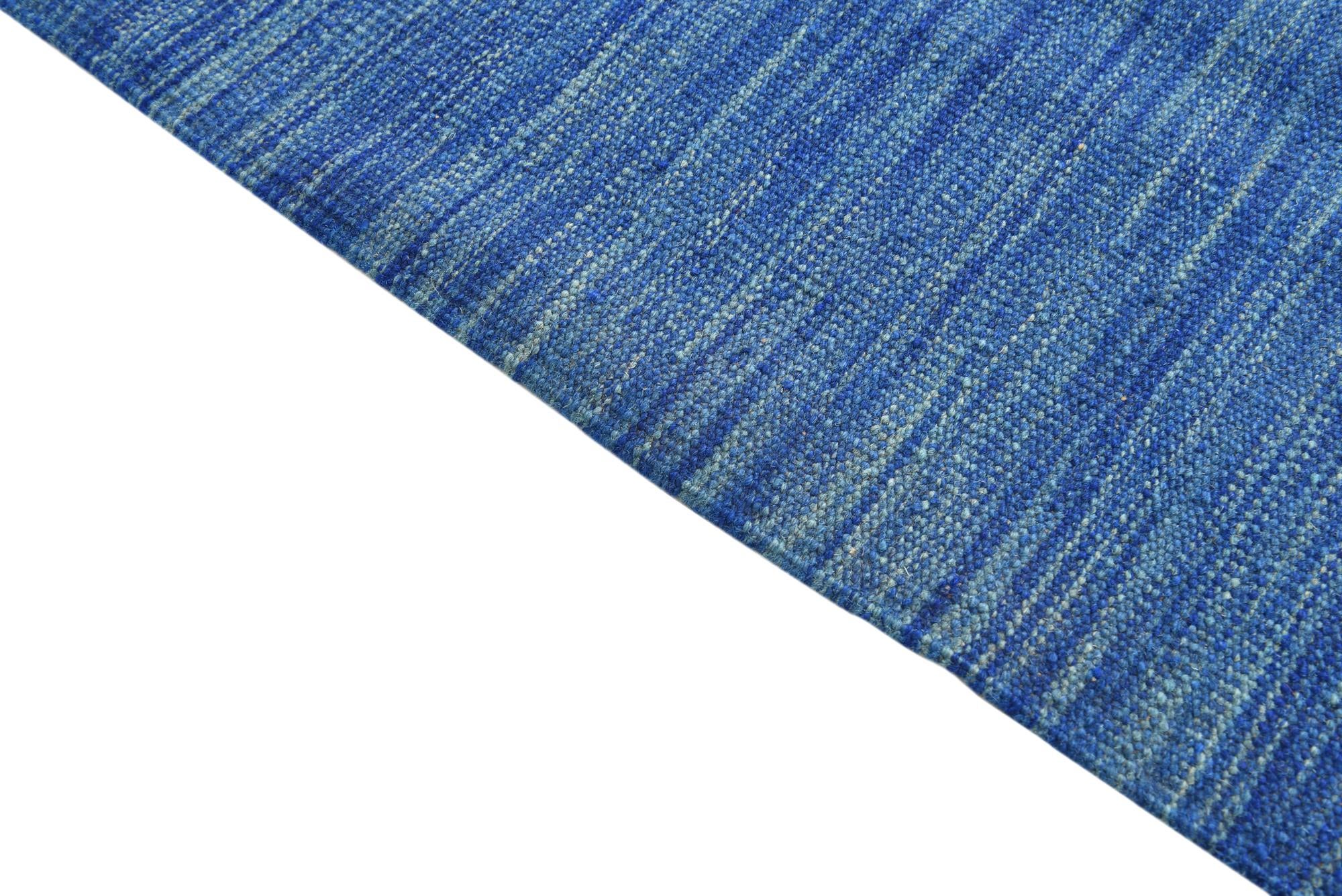 5' x 6' 8 Hand Woven Kilim Modern Wool Rug