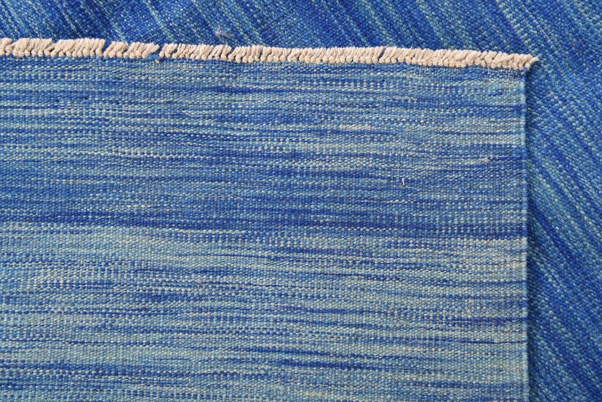 5' x 6' 8 Hand Woven Kilim Modern Wool Rug