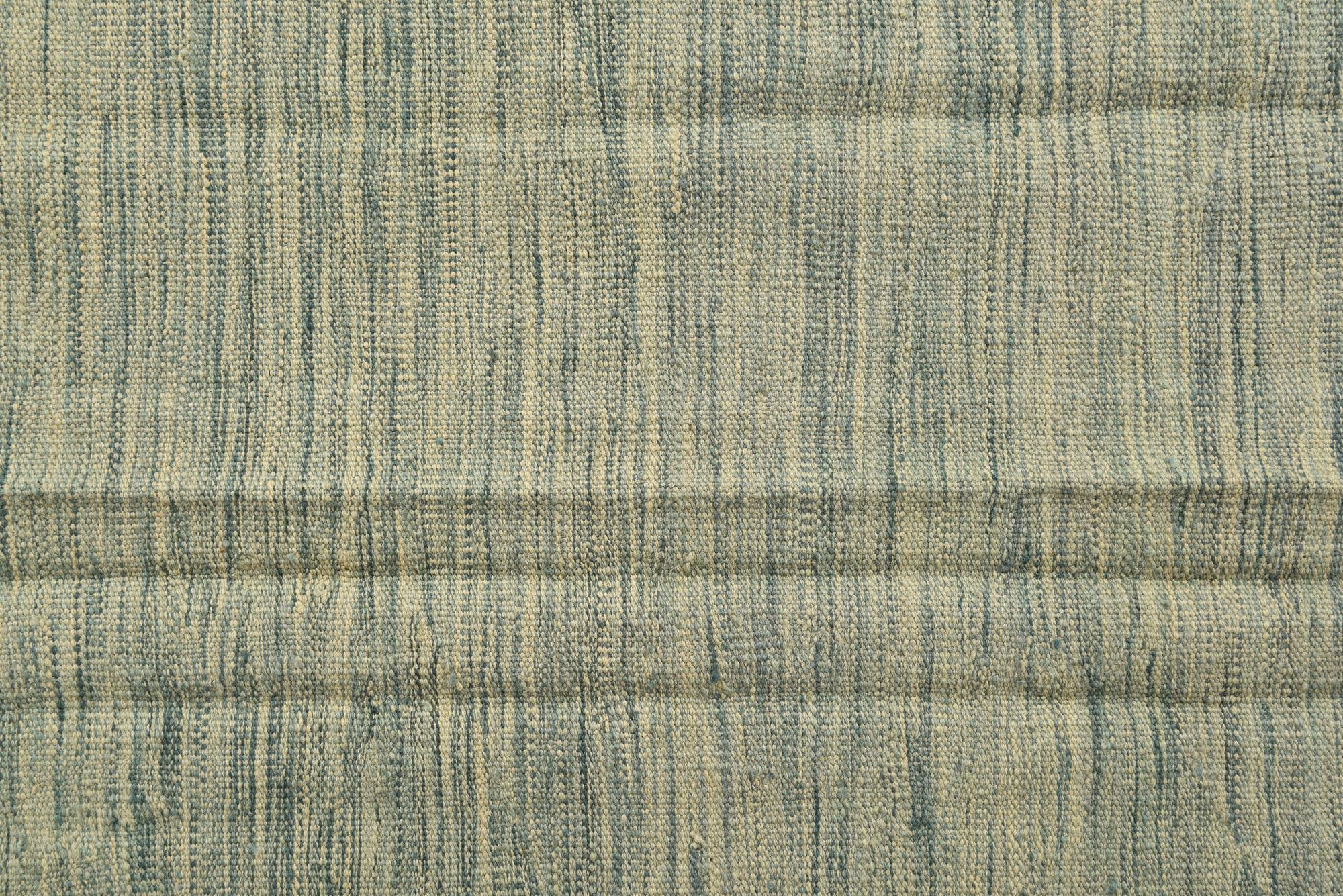 4' 10 x 6' 6 Hand Woven Kilim Modern Wool Rug