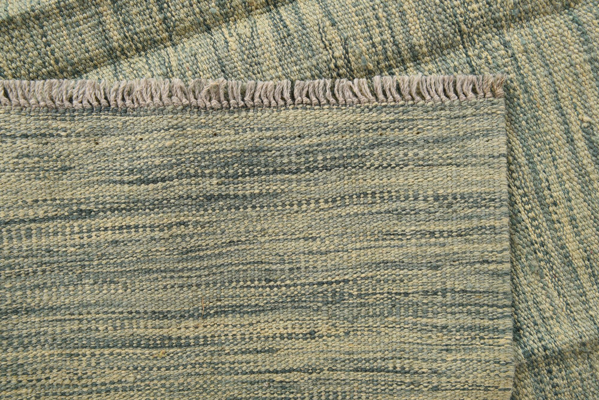 4' 10 x 6' 6 Hand Woven Kilim Modern Wool Rug