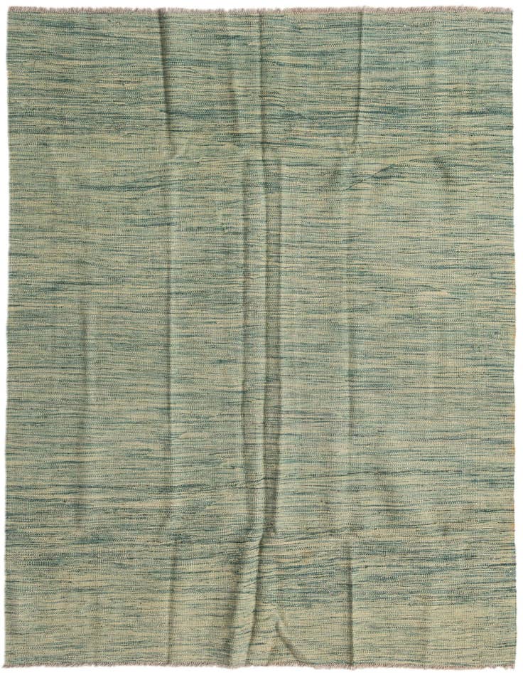 Detail image of 4' 10 x 6' 6 Hand Woven Kilim Modern Wool Rug