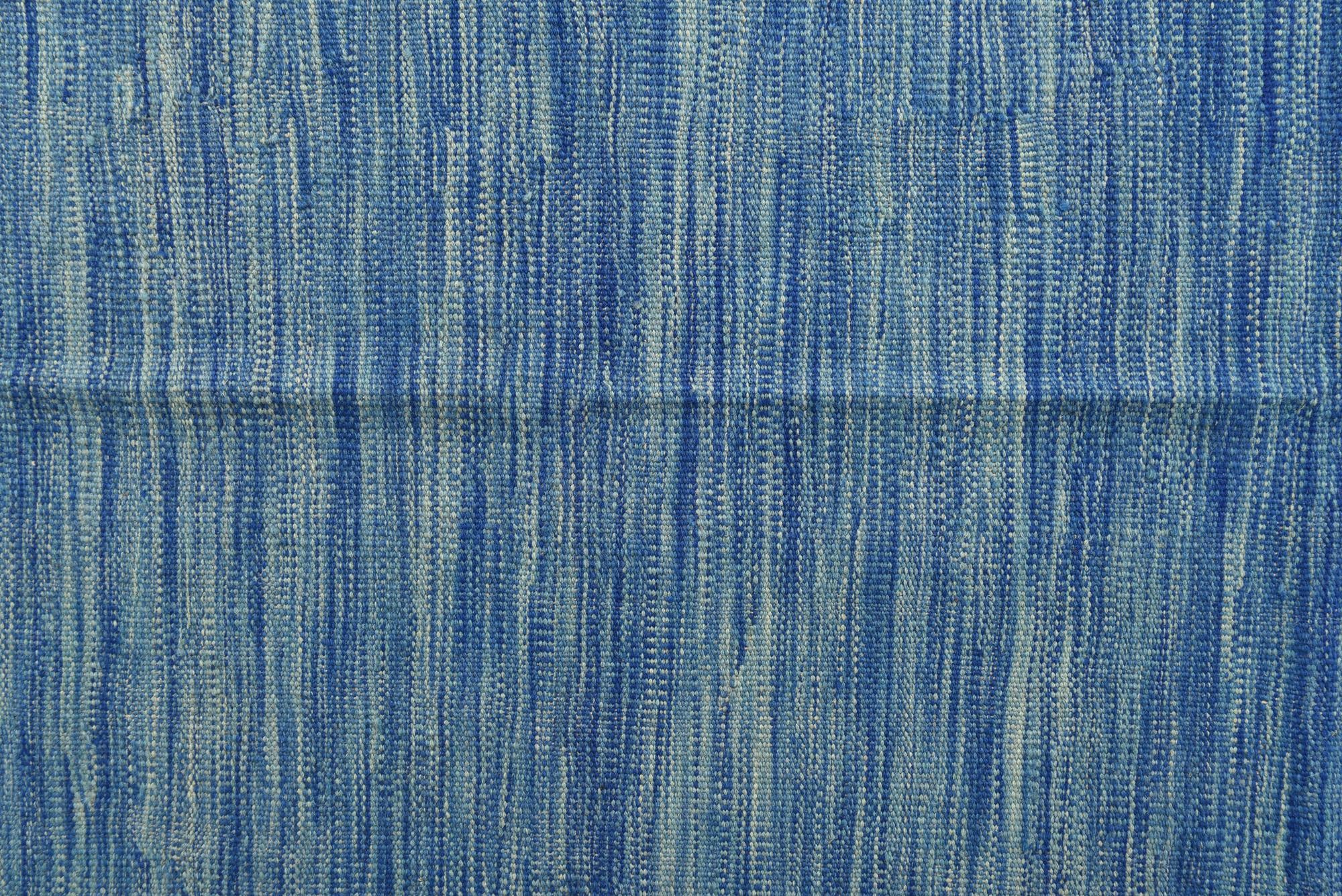 6' 7 x 9' 10 Hand Woven Kilim Modern Wool Rug