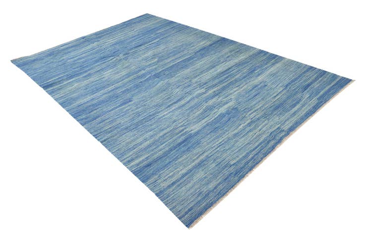 Detail image of 6' 6 x 10' Hand Woven Kilim Modern Wool Rug