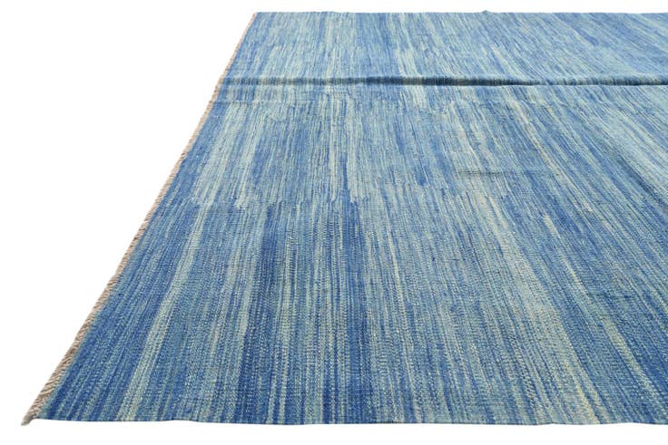 Detail image of 6' 6 x 10' Hand Woven Kilim Modern Wool Rug