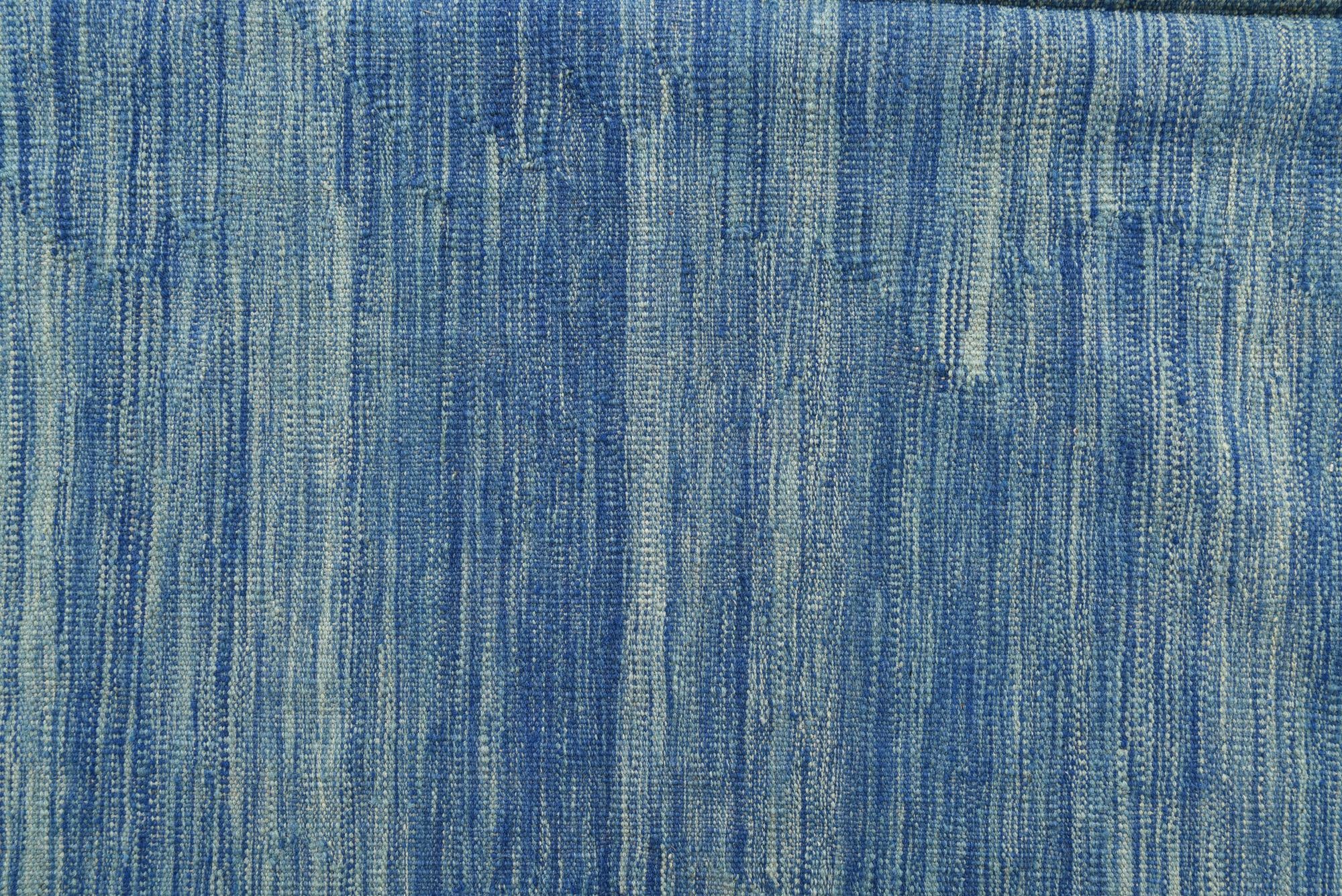6' 6 x 10' Hand Woven Kilim Modern Wool Rug