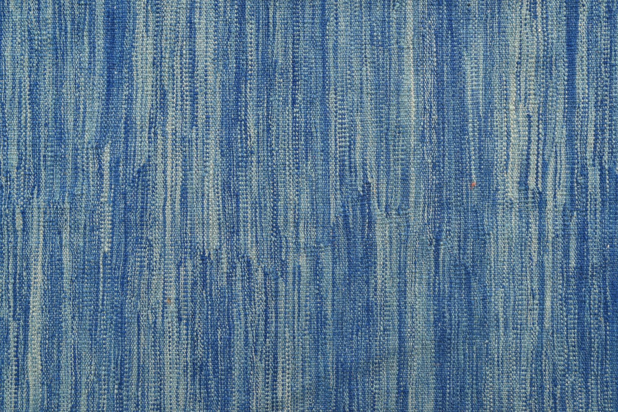 6' 7 x 9' 10 Hand Woven Kilim Modern Wool Rug