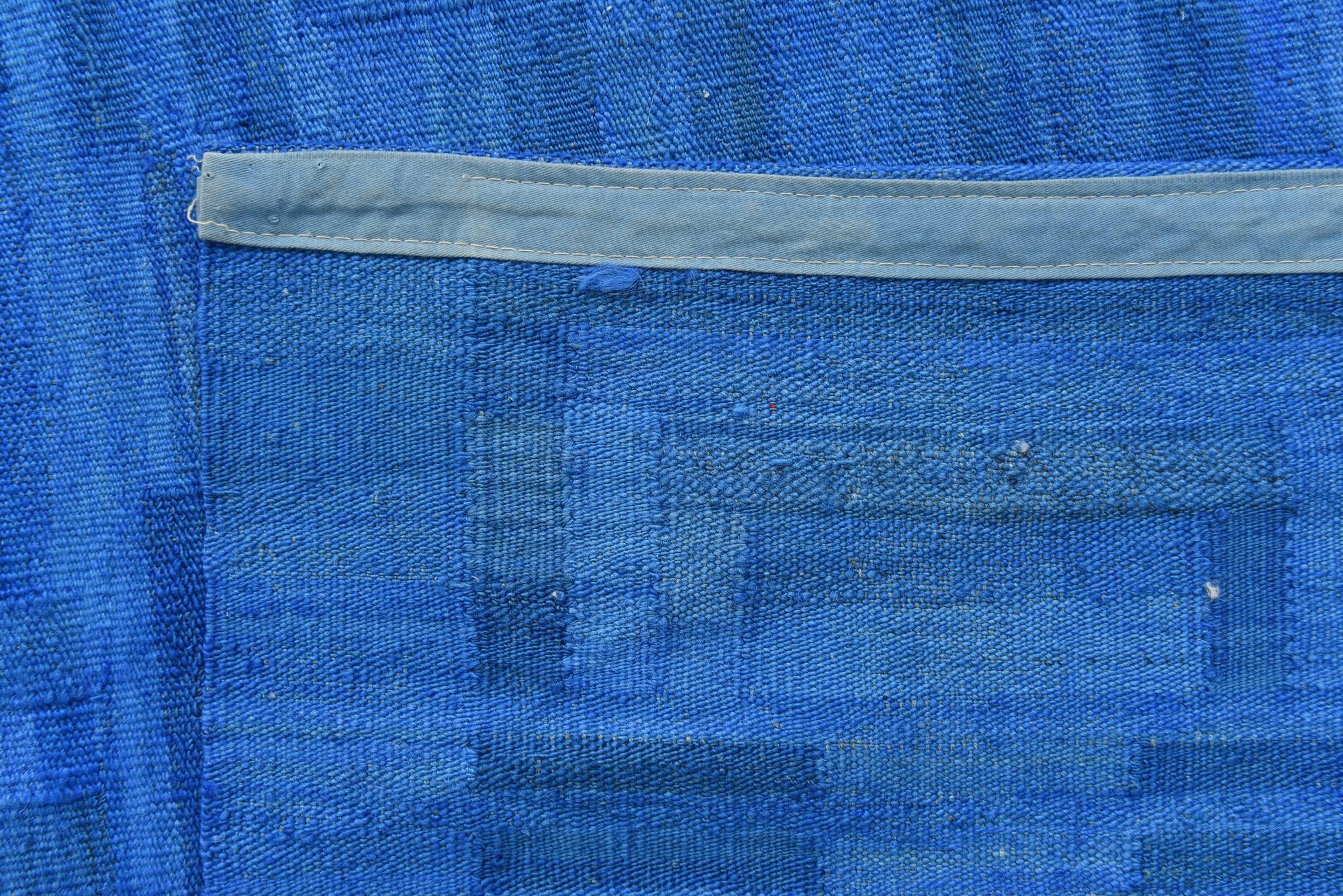 6' 4 x 9' 5 Hand Woven Kilim Modern Wool Rug