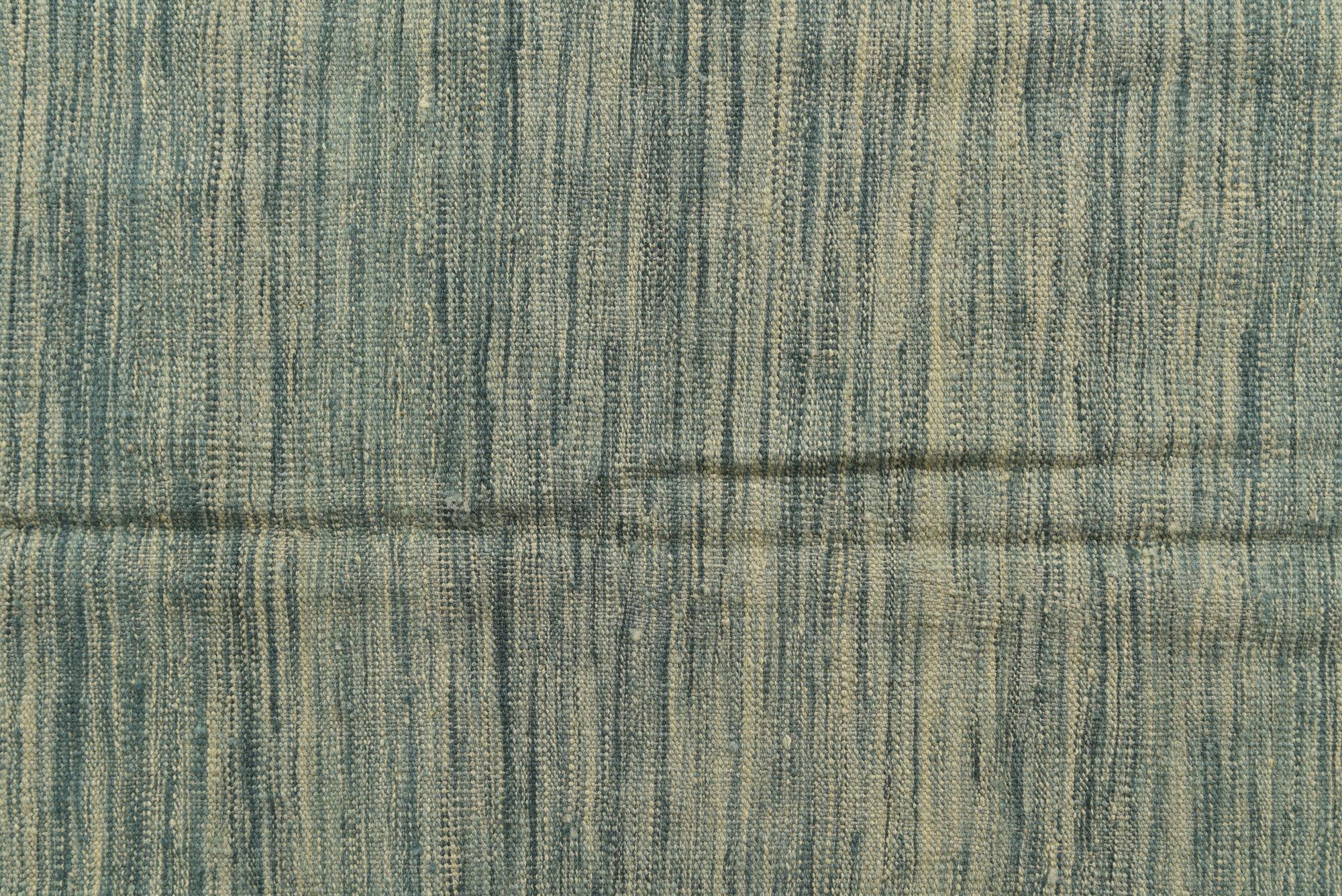 4' 10 x 6' 6 Hand Woven Kilim Modern Wool Rug