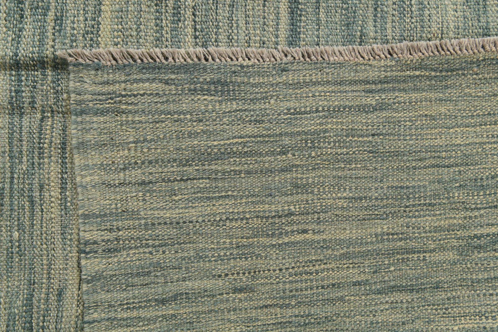 4' 10 x 6' 6 Hand Woven Kilim Modern Wool Rug
