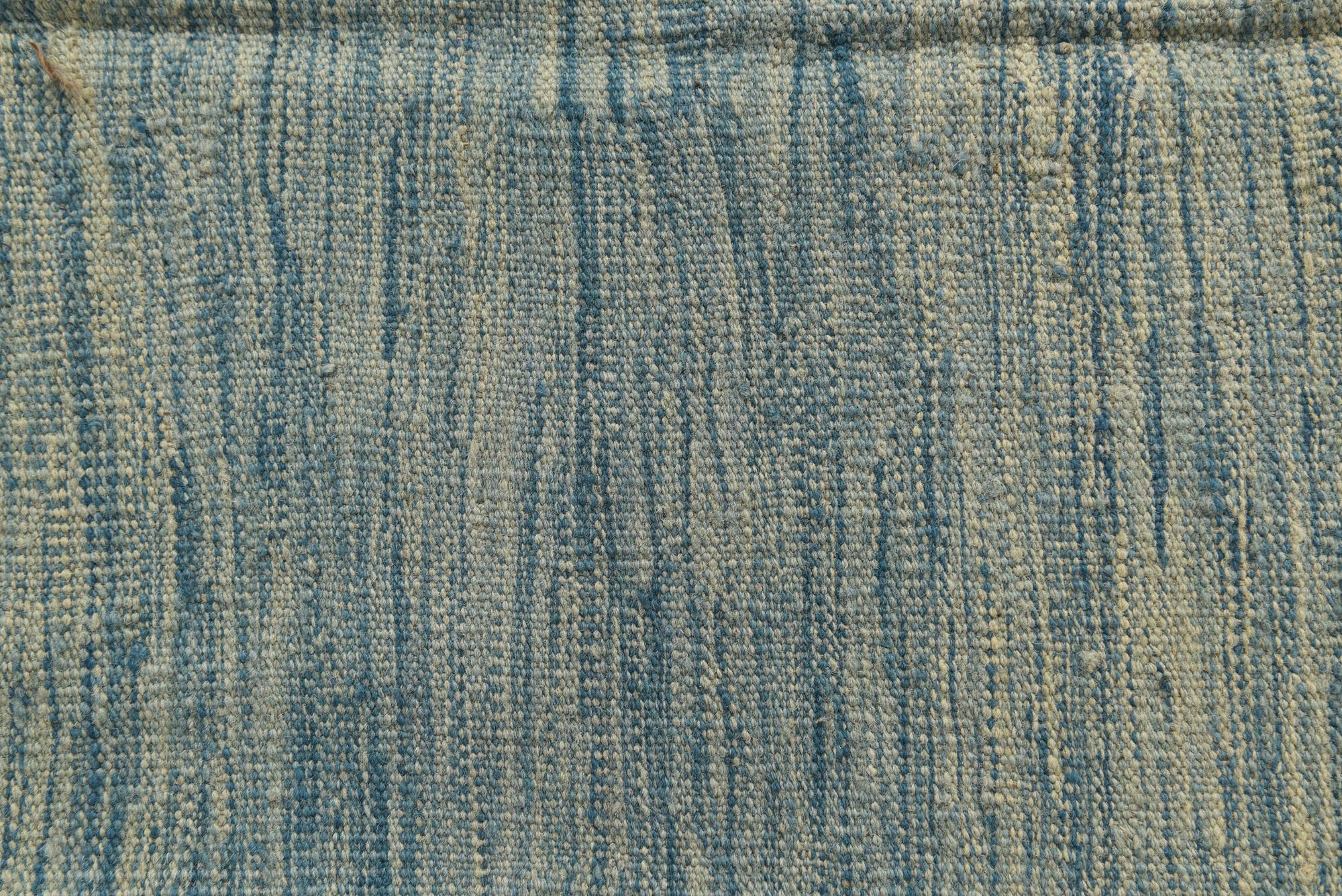 4' 2 x 6' 4 Hand Woven Kilim Modern Wool Rug