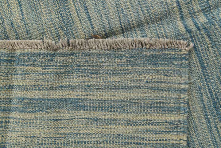 4' 2 x 6' 4 Hand Woven Kilim Modern Wool Rug