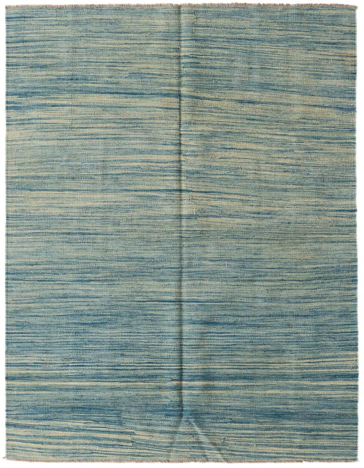 Detail image of 4' x 6' 4 Hand Woven Kilim Modern Wool Rug