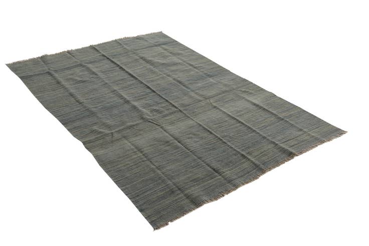 Detail image of 5' 5 x 8' Hand Woven Kilim Modern Wool Rug