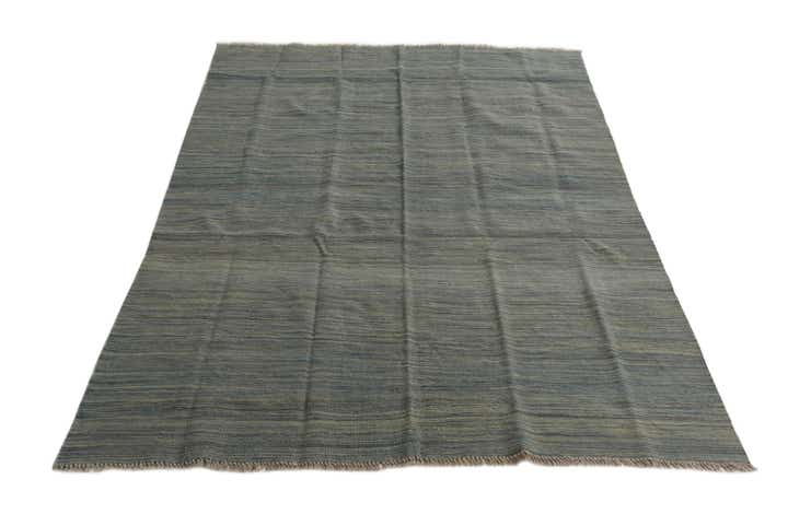 5' 5 x 8' Hand Woven Kilim Modern Wool Rug