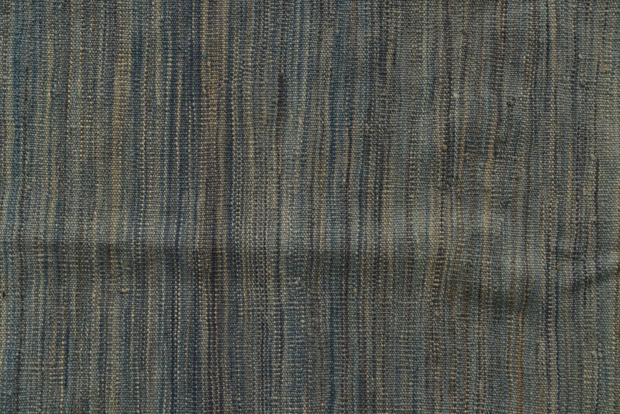 5' 5 x 8' Hand Woven Kilim Modern Wool Rug