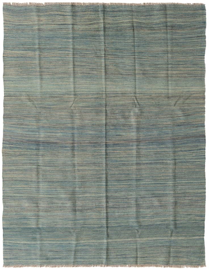 Detail image of 5' 5 x 8' Hand Woven Kilim Modern Wool Rug