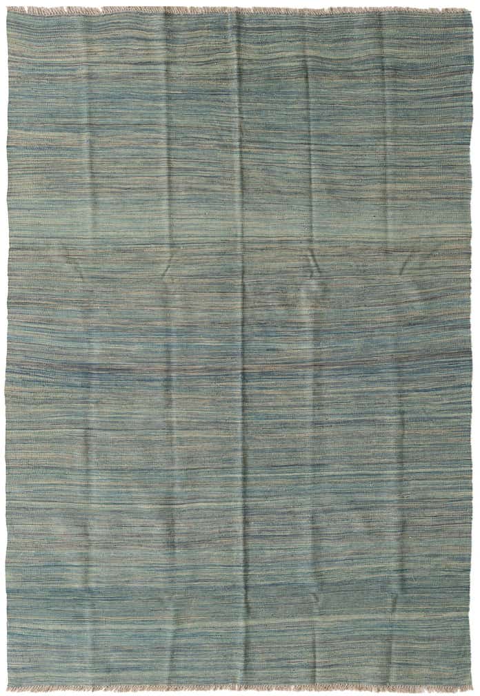5' 5 x 8' Hand Woven Kilim Modern Wool Rug