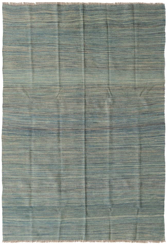 Detail image of 5' 5 x 8' Hand Woven Kilim Modern Wool Rug