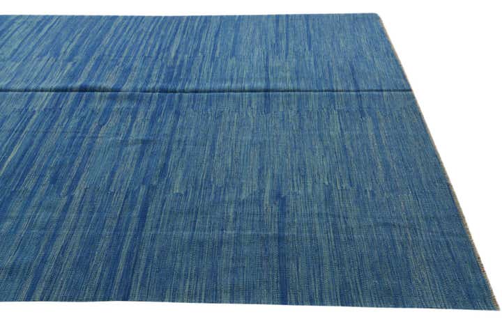 6' 6 x 10' Hand Woven Kilim Modern Wool Rug