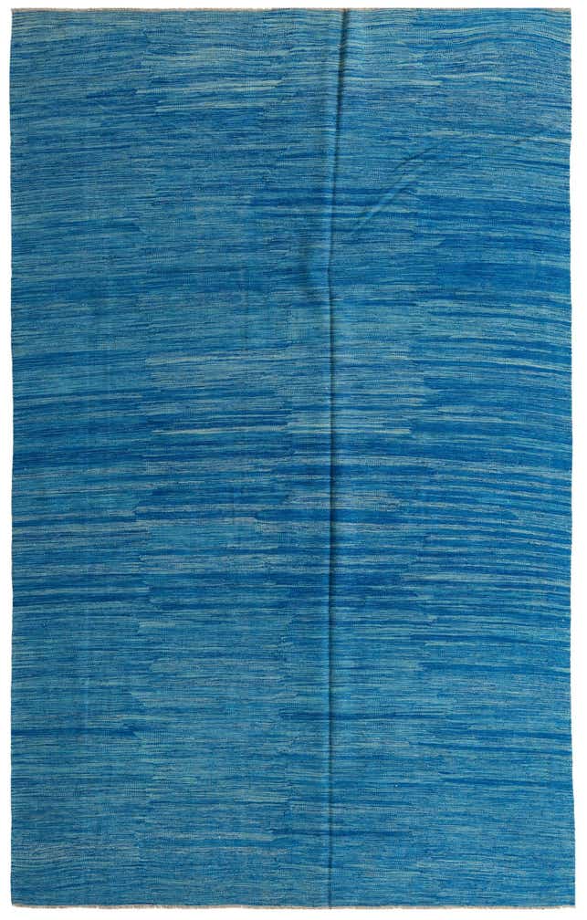 6' 6 x 10' Hand Woven Kilim Modern Wool Rug