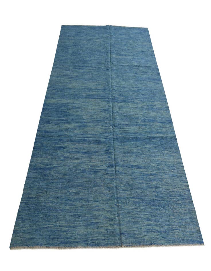 Detail image of 6' 8 x 10'  Hand Woven Kilim Modern Wool Rug