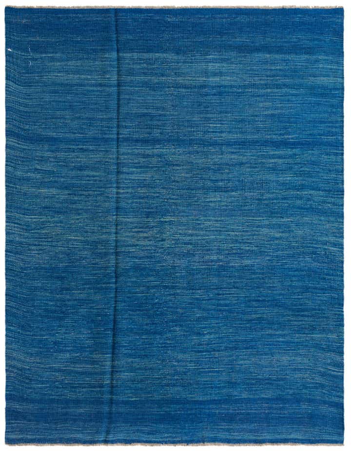 5' 3 x 6' 10 Hand Woven Kilim Modern Wool Rug