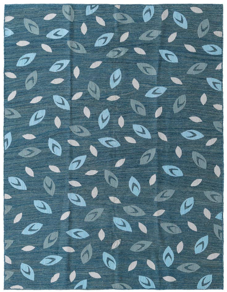 Detail image of 5' 10 x 8' 5 Hand Woven Kilim Modern Rug