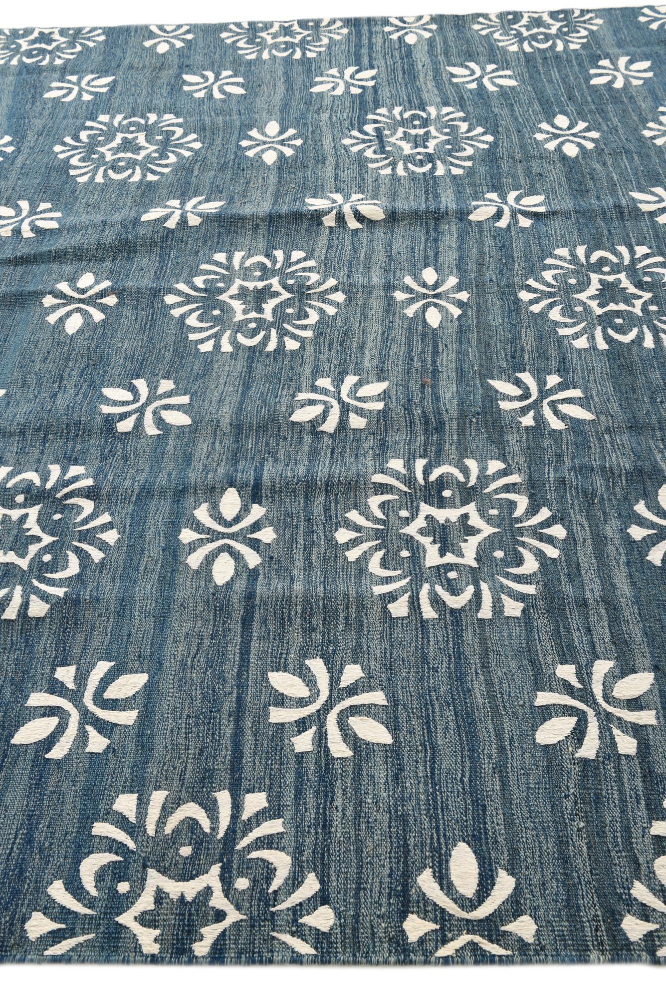 8' 5 x 11' 5 Hand Woven Kilim Modern Rug
