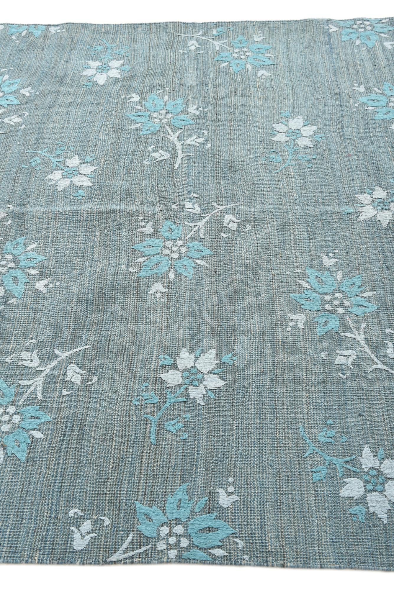5' 5 x 7' 11 Hand Woven Kilim Modern Rug