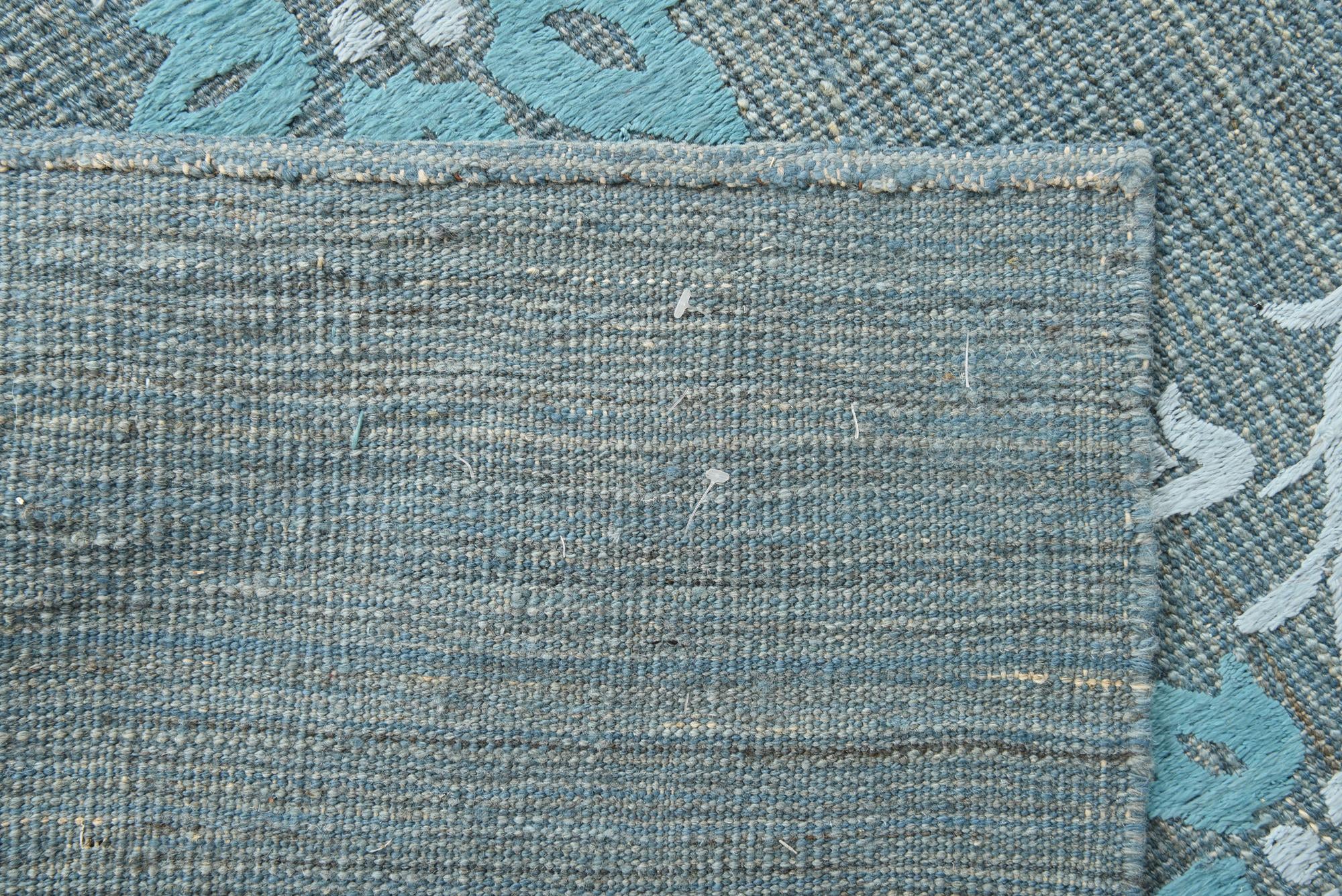 5' 5 x 7' 11 Hand Woven Kilim Modern Rug