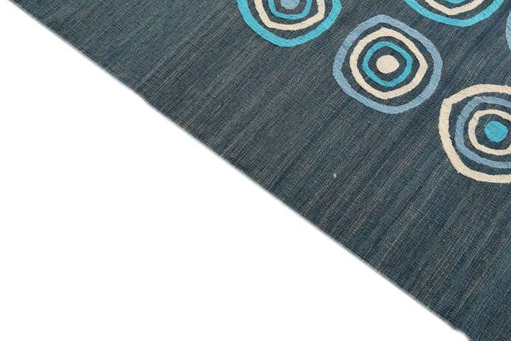 8' x 10' Hand Woven Kilim Modern Rug