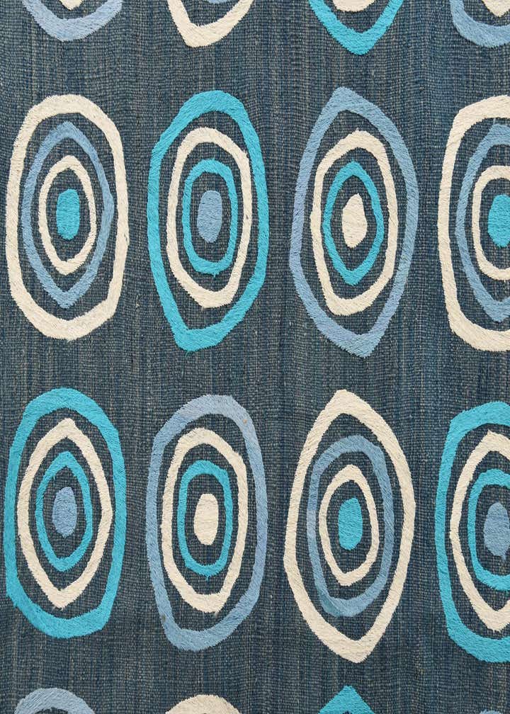 8' x 10' Hand Woven Kilim Modern Rug