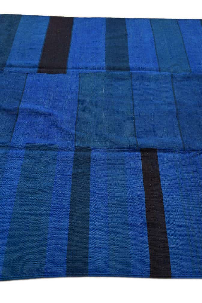 4' 8 x 6' 4 Hand Woven Kilim Modern Wool Rug