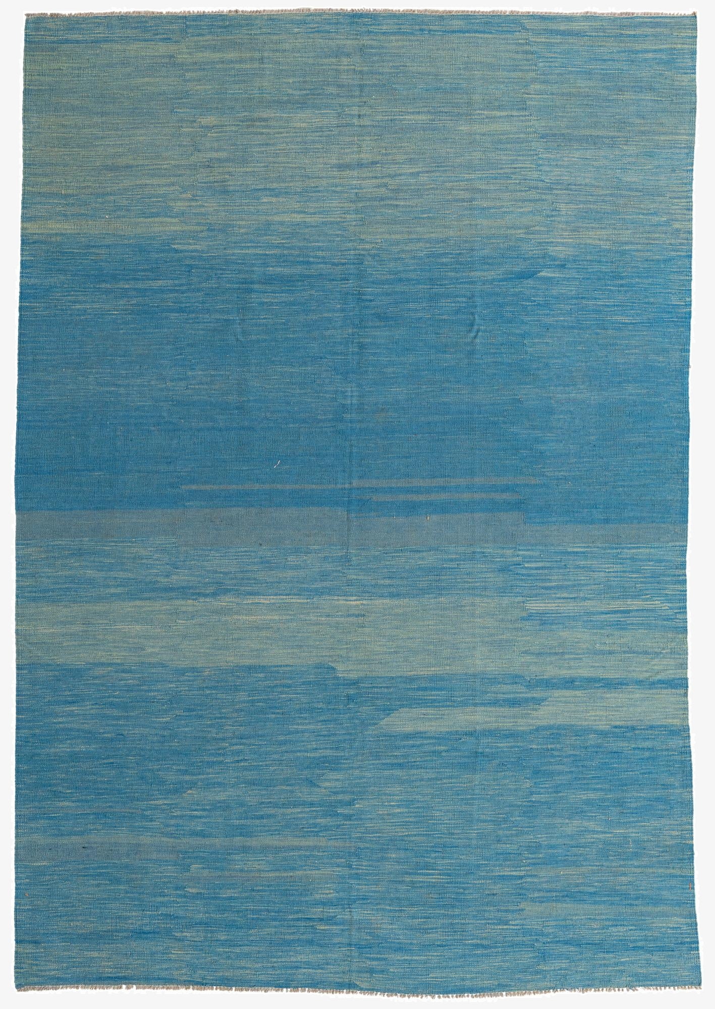 6' 9 x 9' 10  Hand Woven Kilim Modern Wool Rug