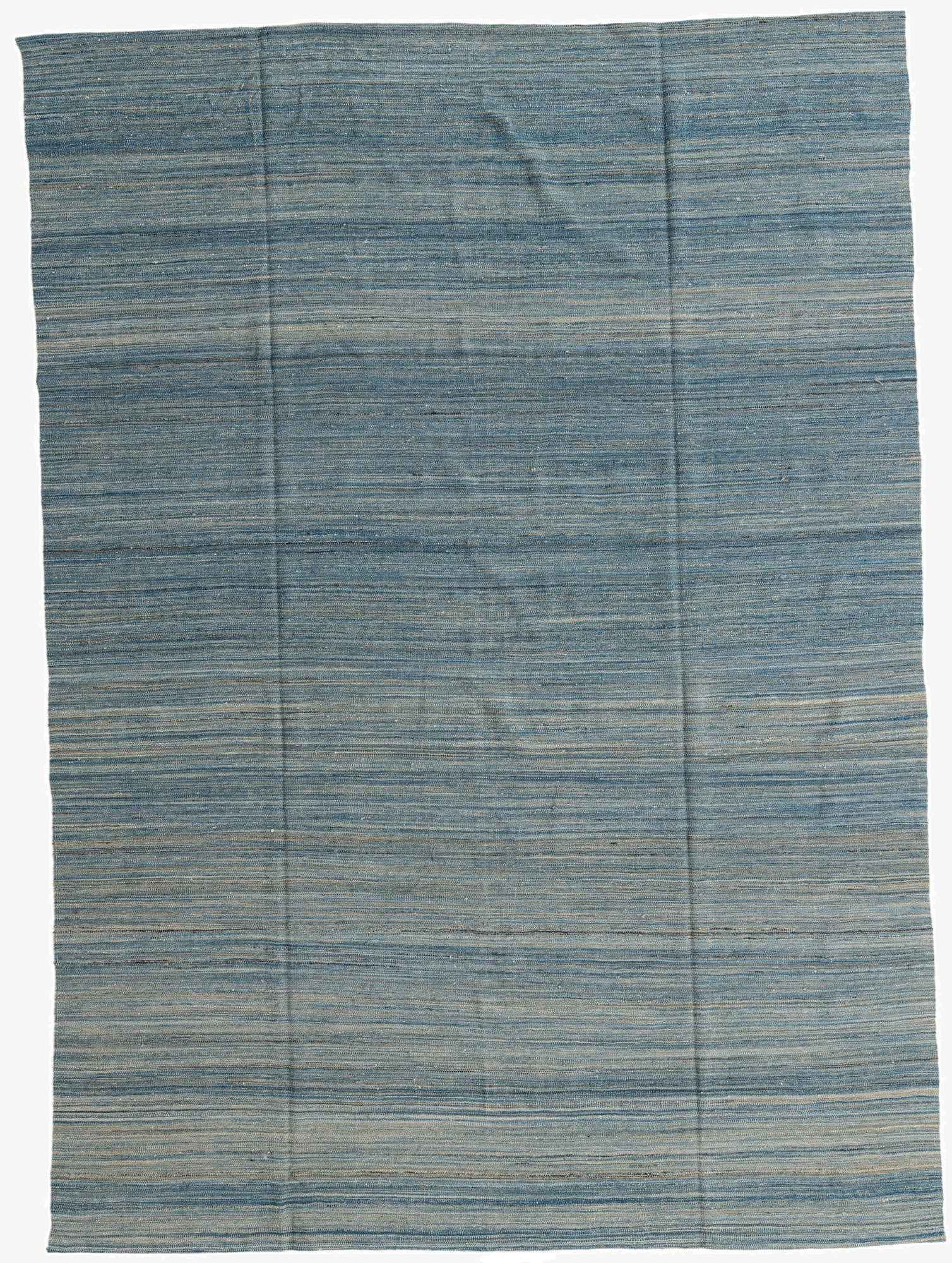 9' 1 x 11' 4  Hand Woven Kilim Modern Wool Rug
