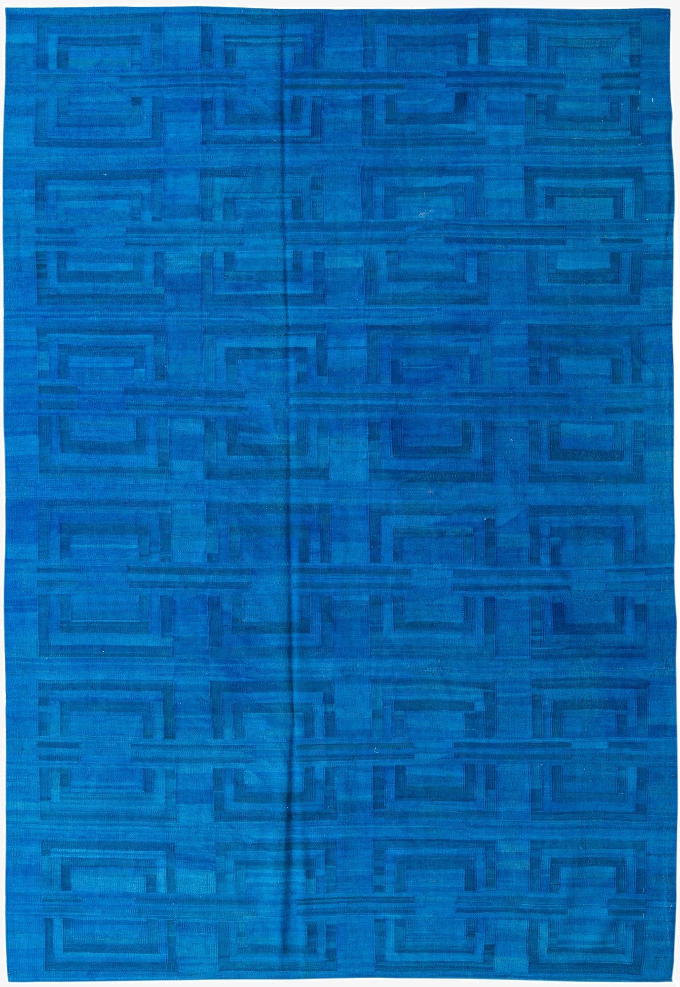 6' 4 x 9' 5  Hand Woven Kilim Modern Wool Rug