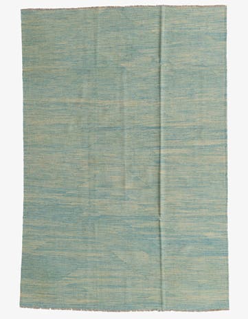 5' 4 x 8' Hand Woven Kilim Modern Wool Rug