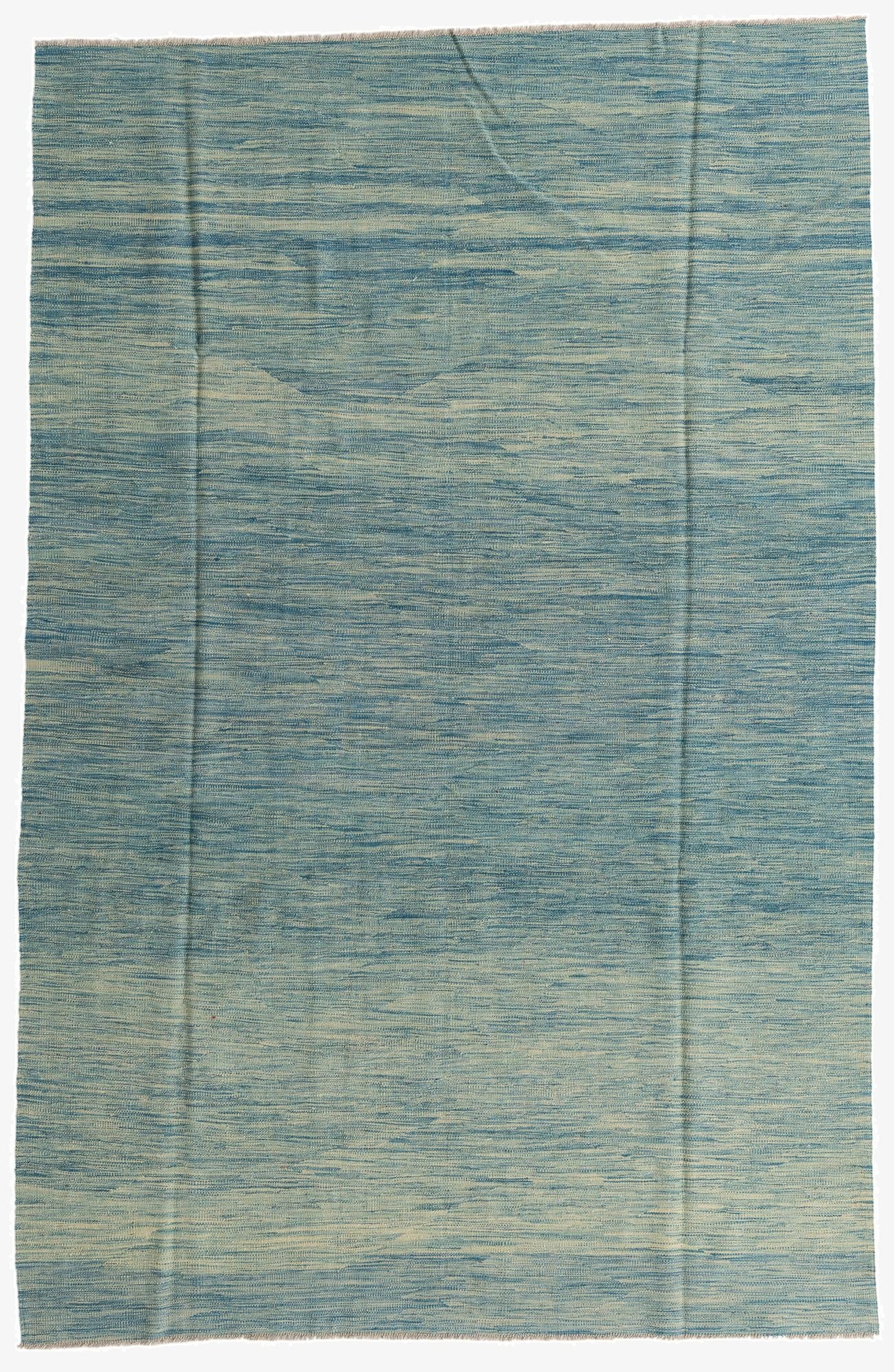 6' 4 x 9' 9  Hand Woven Kilim Modern Wool Rug