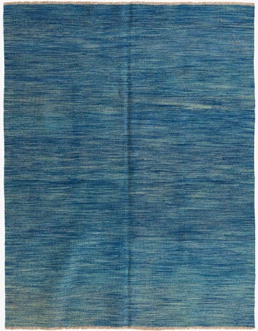 4' 10 x 6' 5 Hand Woven Kilim Modern Wool Rug